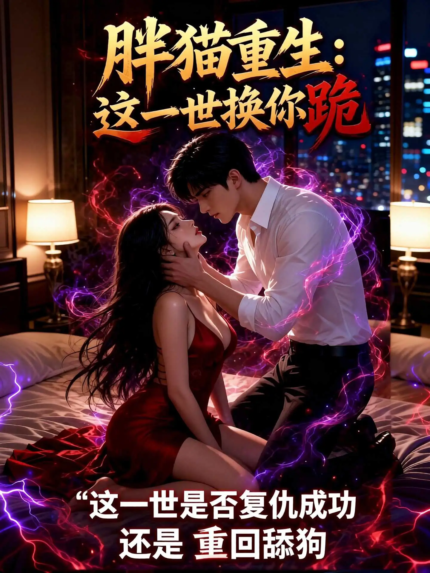 禁果短剧《胖猫重生:这一世换你跪》竖屏封面