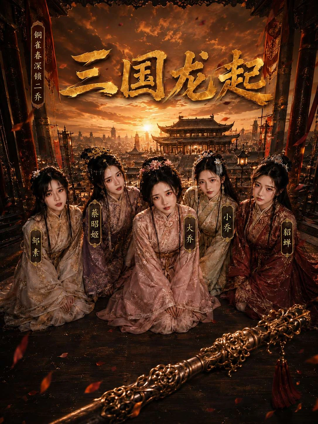 禁果短剧《三国龙起》竖屏封面