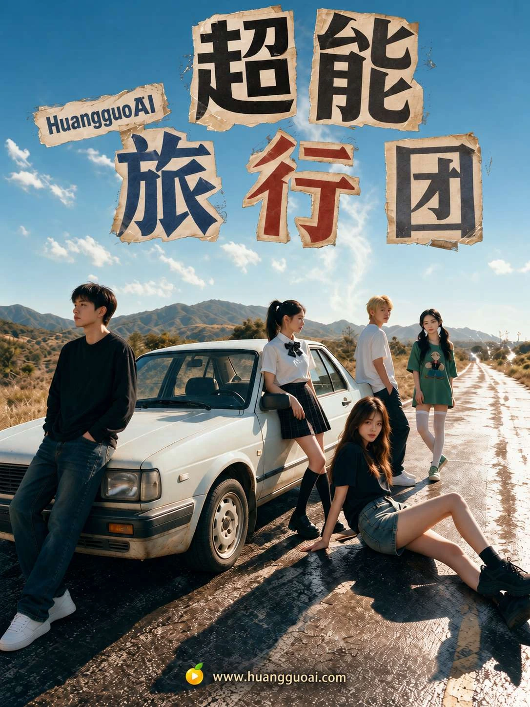 禁果短剧《超能旅行团》竖屏封面