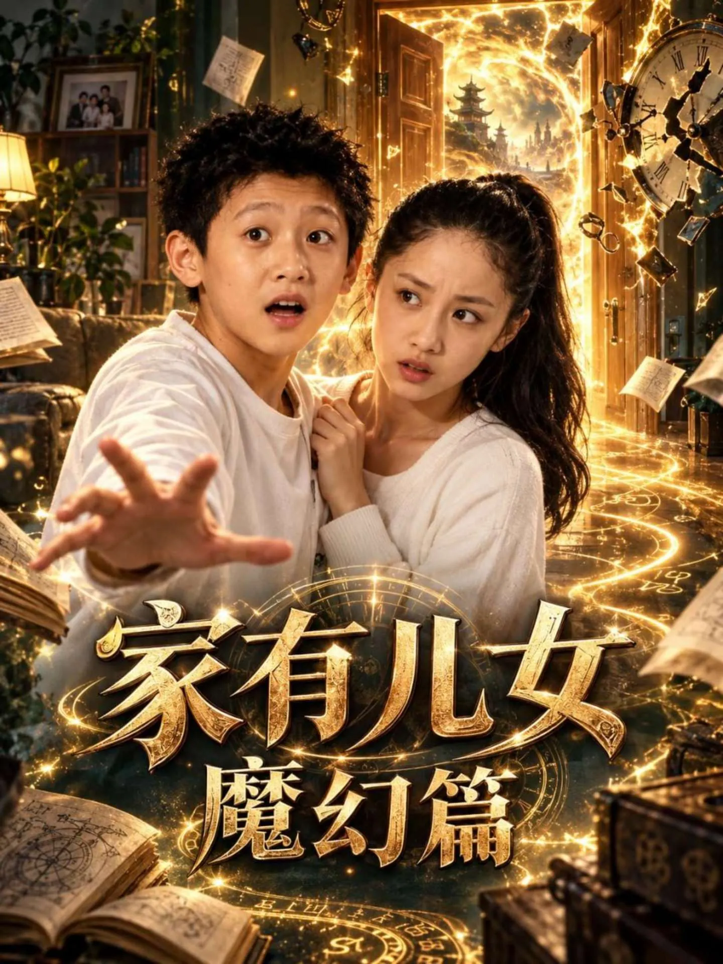 禁果短剧《家有儿女 魔幻篇》竖屏封面
