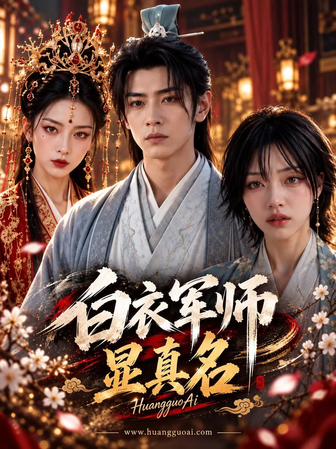 禁果短剧《白衣军师显真名》竖屏封面